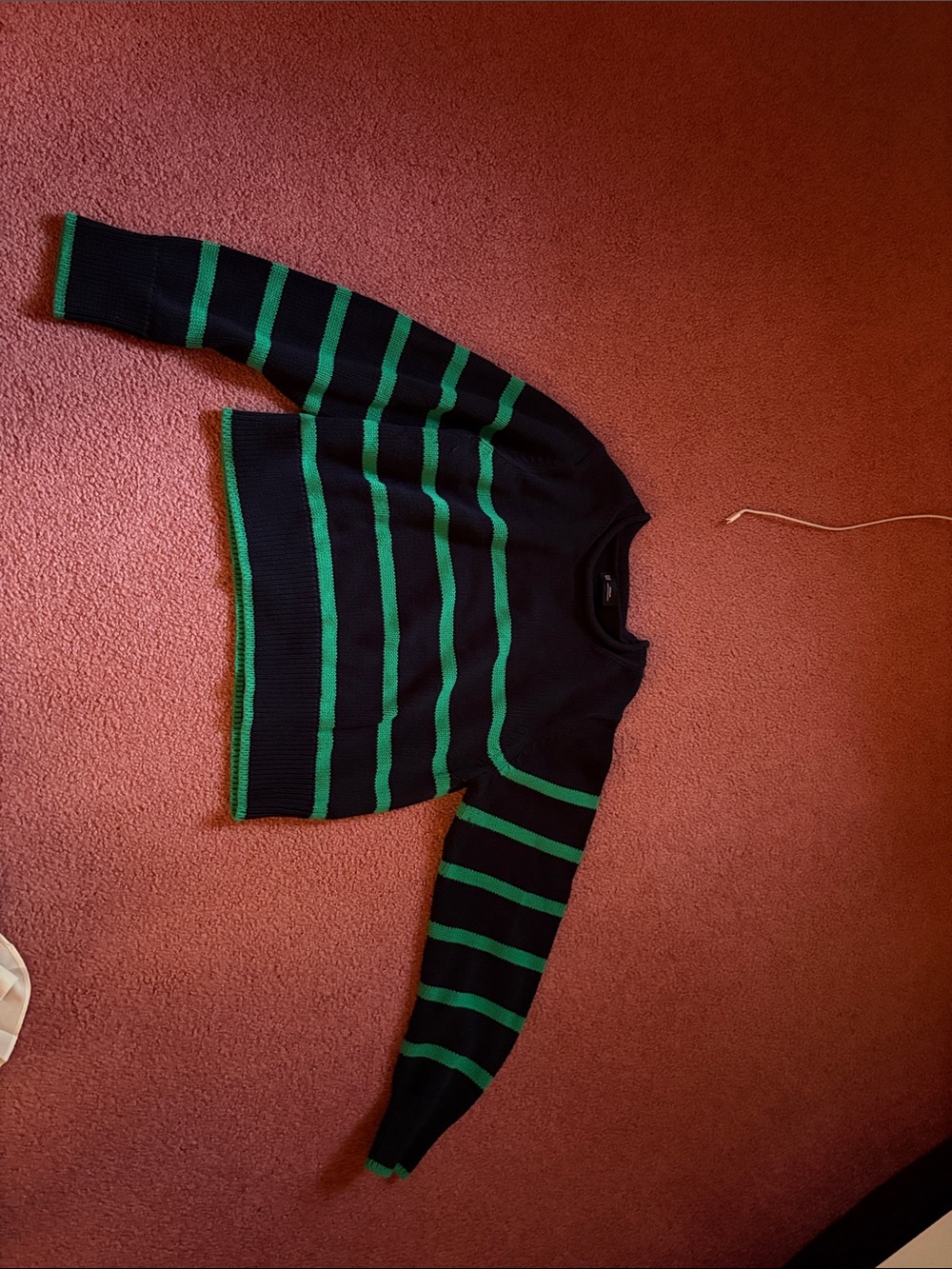 GAP Black Knit Crew Sweater